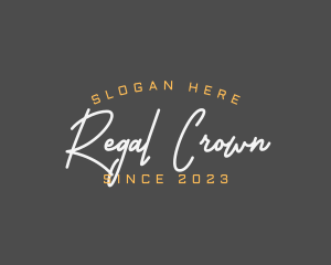 Elegant Fashion Script logo design