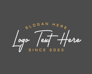 Regal - Elegant Fashion Script logo design