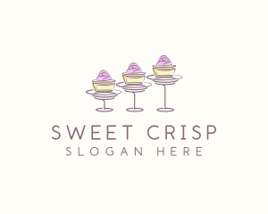 Baking Sweet Cupcake   logo design