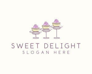 Baking Sweet Cupcake   logo design