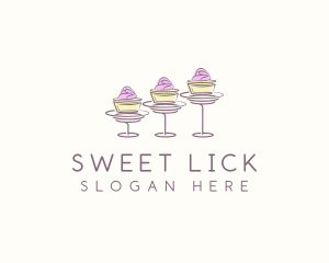 Baking Sweet Cupcake   logo design