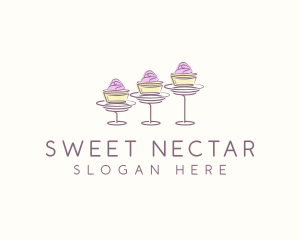 Baking Sweet Cupcake   logo design