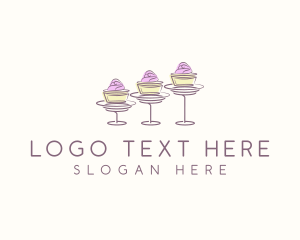 Baking Sweet Cupcake   Logo