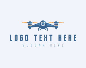 Viewing - Arial Drone Copter logo design
