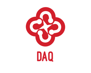 Red - Red Flower Star logo design