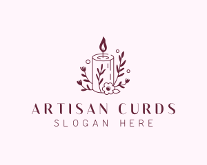 Artisanal Scented Candle logo design