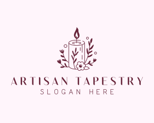 Artisanal Scented Candle logo design