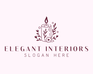 Artisanal Scented Candle logo design