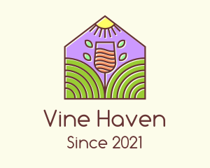 Wine House Farm logo design