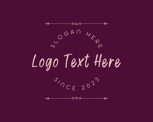 Seamstress - Classic Handwritten Brand logo design