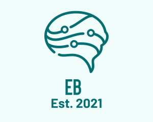 Mind - Brain Chat Neurology logo design