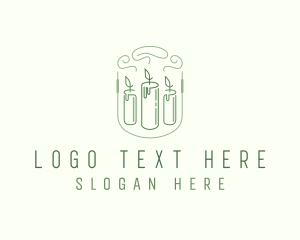 Relaxation - Scented Candle Wax logo design