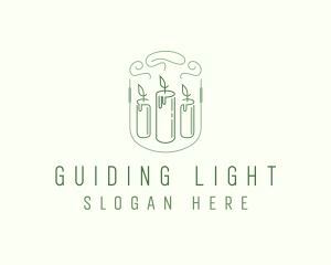 Scented Candle Wax logo design