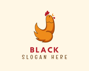 Rooster Chicken Penis Logo