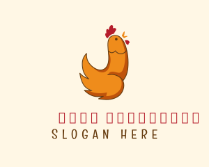 Sexy - Rooster Chicken Penis logo design