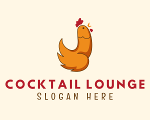 Rooster Chicken Penis logo design