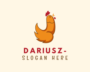 Dating Site - Rooster Chicken Penis logo design
