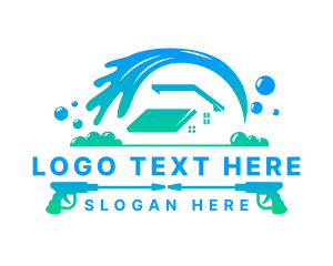 Home - Disinfection Power Wash logo design