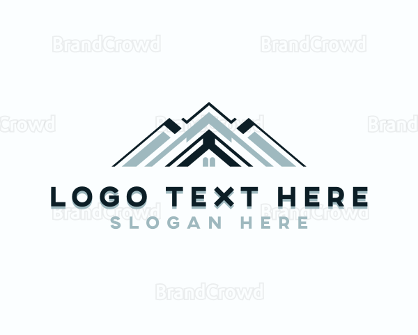 Roofing Construction Roof Logo