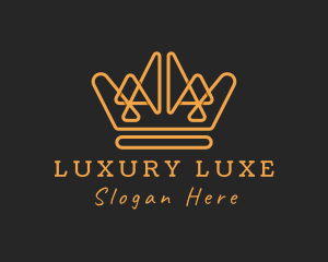 Fashion Luxury Crown logo design