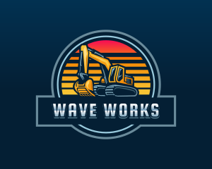 Excavation Digging Machine Logo