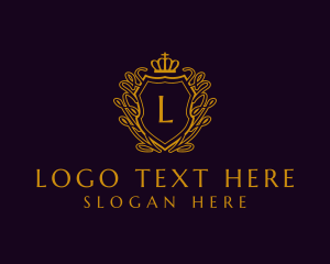 Brand - Royal Luxury Shield Ornate logo design