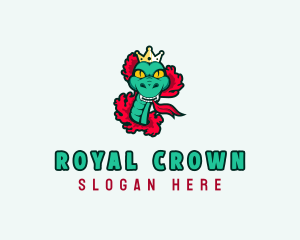 Royal Snake Serpent logo design