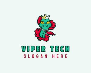 Viper - Royal Snake Serpent logo design