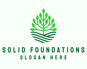 Tree Field Gardening  Logo