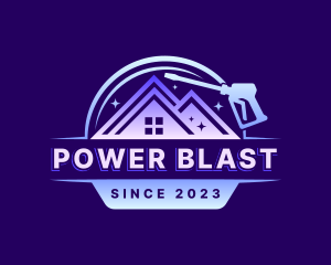 Power Washer Sanitation logo design