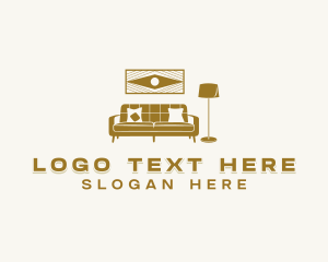 Frame - Sofa Furniture Decor logo design