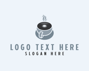 Music Album - Turntable Coffee Cafe logo design