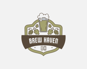 Beer Pub Pint logo design