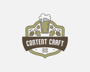 Beer Pub Pint logo design