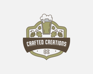 Beer Pub Pint logo design