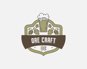 Beer Pub Pint logo design