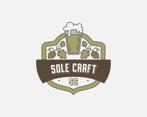 Beer Pub Pint logo design