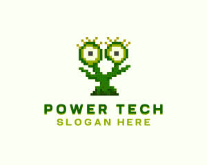 Digital Pixel Monster Logo