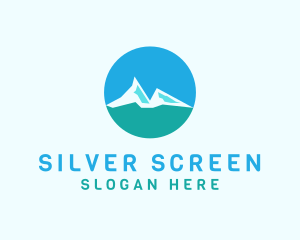 Mountain Hiking Travel Logo