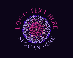 Organic Floral Mandala Logo