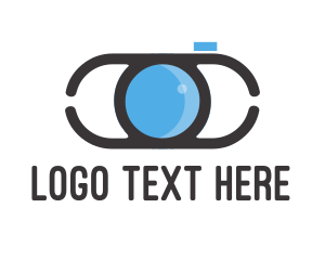 Events Management - Camera Lens Eye logo design