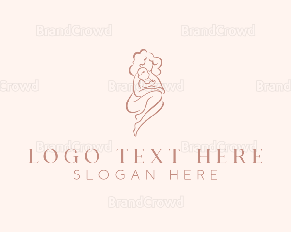 Mother Parenting Baby Logo