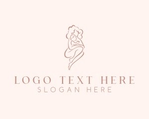 Postnatal - Mother Parenting Baby logo design