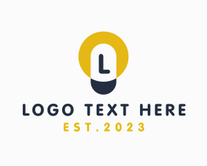 Letter - Lightbulb Electric Power logo design