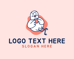 Relaxing - Drink Bird Dove logo design