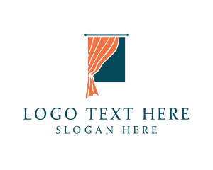 Window Curtain Decor Logo