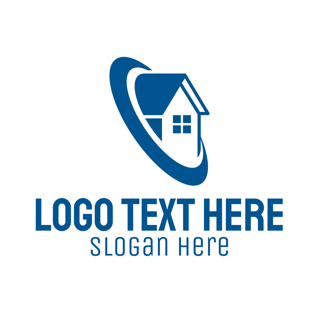 Blue Roofing Village Logo | BrandCrowd Logo Maker