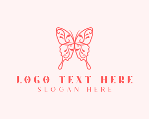 Fantasy - Ornamental Butterfly Beauty logo design