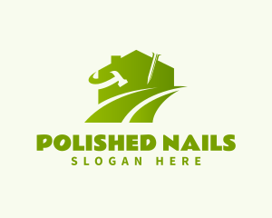 Hammer Nail House Construction logo design