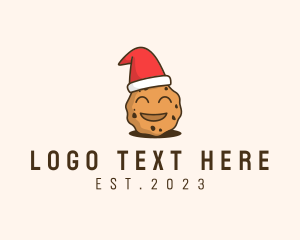 Dessert - Happy Christmas Cookie logo design